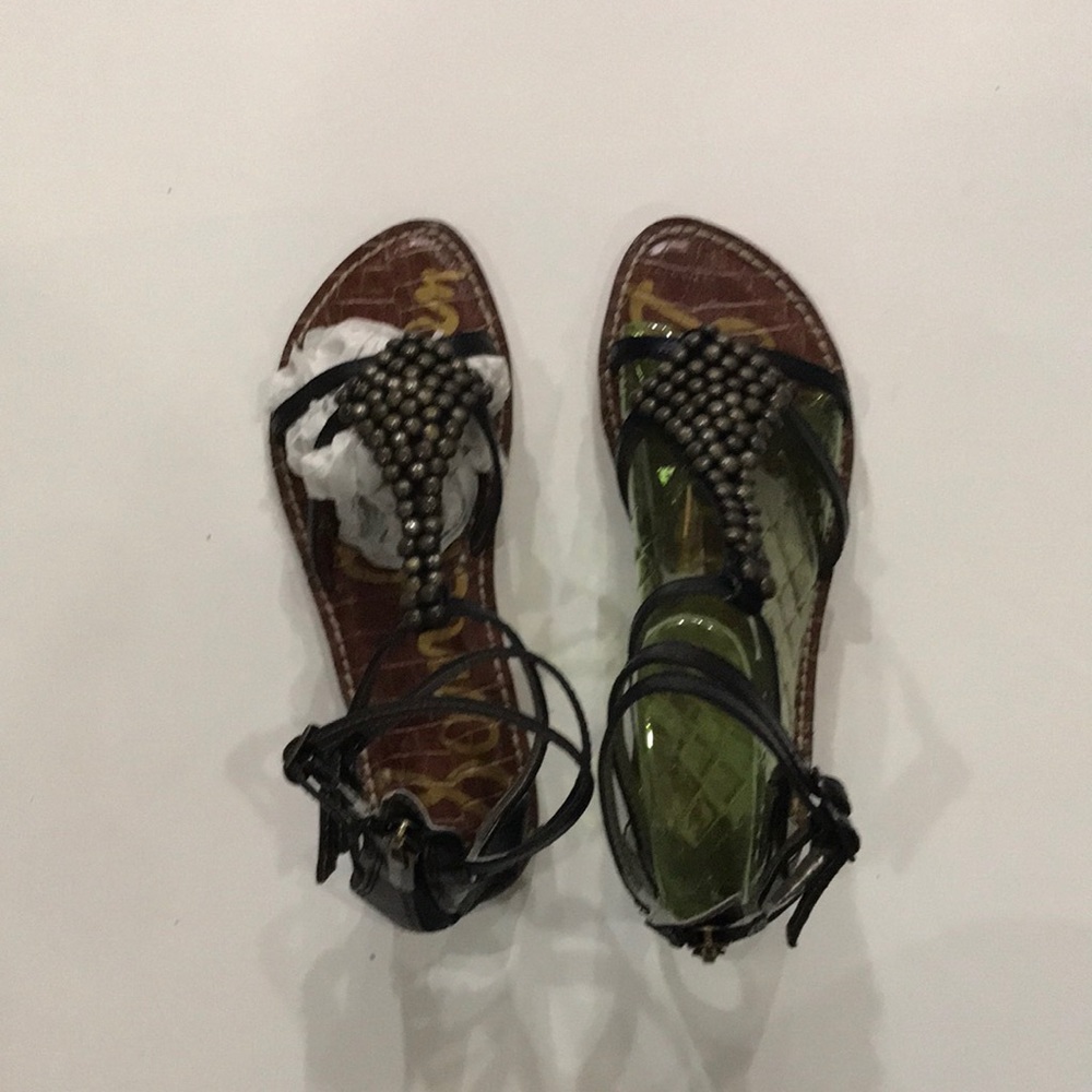 Same Edelman strap flats